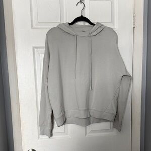 Hyba Light Gray Basic Pullover Hoodie
